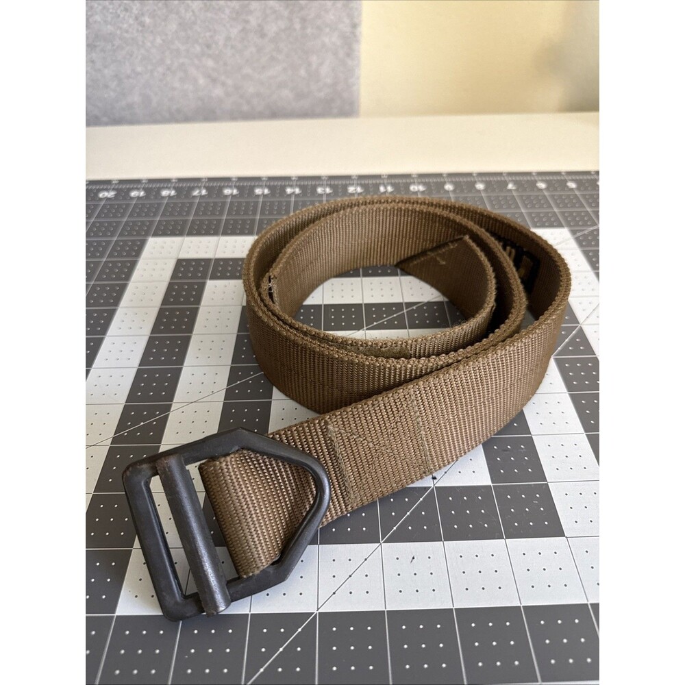 Tac Shield Tactical Belt Rigger's Steel Buckle Hook & Loop Coyote Brown Medium
